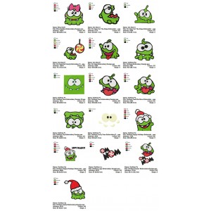 Collection 16 Cut the Rope Embroidery Designs